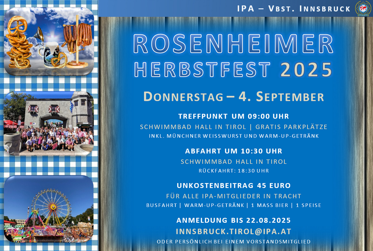 Flyer IPA Rosenheimfahrt 2025 N