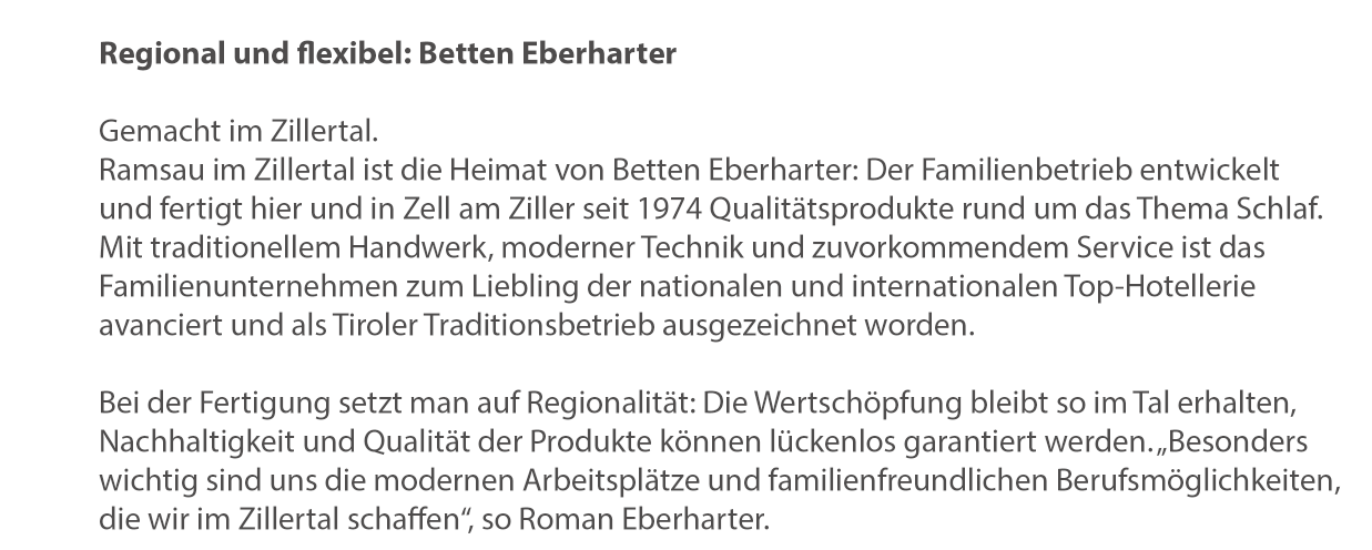 Betten Eberharter