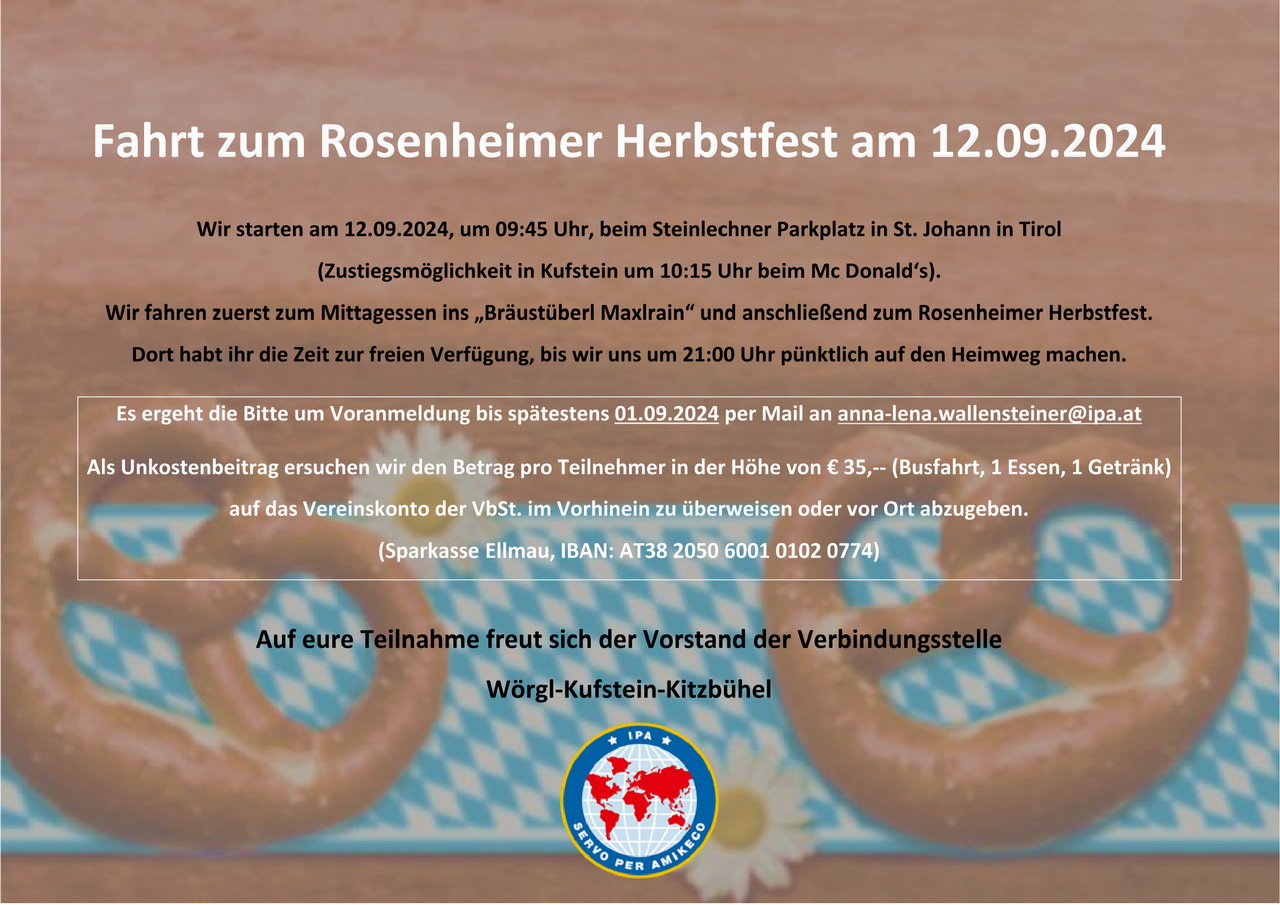 Rosenheimer Herbstfest